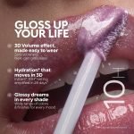 KIKO Milano 3D Hydra Lip Gloss – High Shine, Hydrating, Plumping, Non-Sticky, Moisturizing Lip Makeup - Image 6
