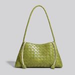 Elegant Woven Leather Shoulder Bag - Image 3