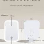Premium Leather LED Makeup Box With Mirror - Image 5