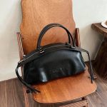 Luxury Soft Leather Boston Shoulder Bag - Image 6