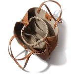 Premium Soft Leather Tote Bag with Inner Pouch - Image 4