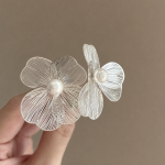 Elegant Floral & Pearl Statement Earrings Collection - Image 2