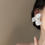 Elegant Floral & Pearl Statement Earrings Collection - Image 3