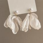 Elegant Floral & Pearl Statement Earrings Collection - Image 6