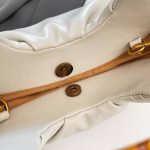 Elegant Ruched Ring Handle Shoulder Bag - Image 7