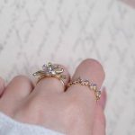 Floral & Crystal Adjustable Ring Set – 3 Pcs - Image 3