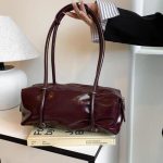 Luxury Minimalist Barrel Shoulder Bag - Image 5