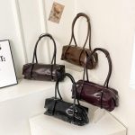 Luxury Minimalist Barrel Shoulder Bag - Image 2