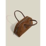 Premium Suede Structured Handbag - Image 4