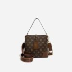 Luxury Monogram PVC Bucket Shoulder Bag