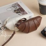 Premium PU Leather Mini Coin & Card Pouch with Wrist Strap - Image 3