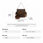 Luxury Monogram PVC Bucket Shoulder Bag - Image 2